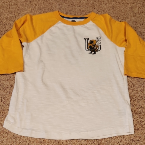 Kids' 3/4 Sleeve Raglan Bee Tee - Picture 3 of 4